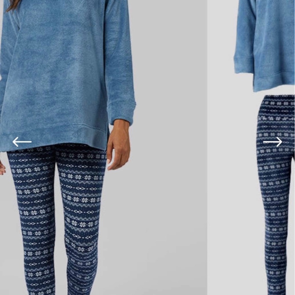 32 Degrees Blue Patterned women’s Pajama Set